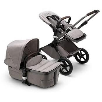 Cochecito Dúo Bugaboo Fox 3 Mineral Completo Grafito/Gris Claro