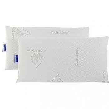 Almohada Viscoelástica Aloe Vera (Pack de 2 Unidades - 75 cm)