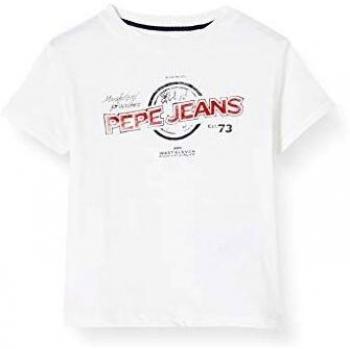 Pepe Jeans TRALPH Camiseta, Blanco