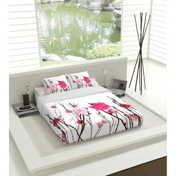 TSUKI Haruca Funda Nórdica, Algodón, Blanco, Cama 135