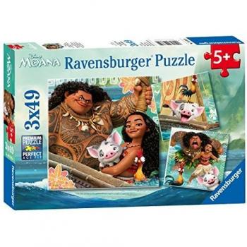 Ravensburger Disney Moana 3x 49pc Jigsaw Puzzles