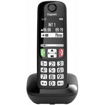 Teléfono Cordless DECT Gigaset E270 Negro con Identificador de Llamadas, Altavoz Manos Libres y Teclado Retroiluminado