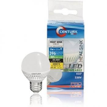 Bombilla globo micro LED con esmerilado, 5 W