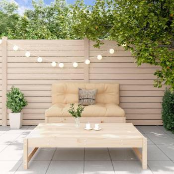 2 Piece Solid Pine Wood Garden Lounge Set