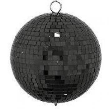 Espejo bola 15cm negro