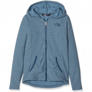 The North Face Kids TNF Chaqueta con capucha Mezzaluna, Niñas, Blue Wing Teal, L