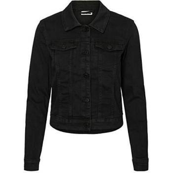 NAME IT Nmdebra L/s Wash Denim Jacket Noos Chaqueta Vaquera, Negro