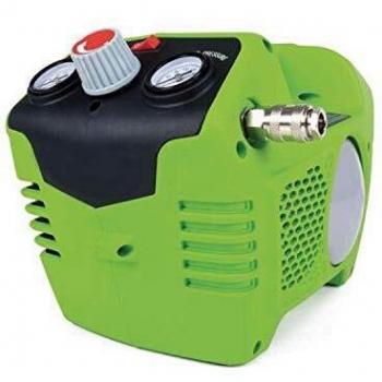 Greenworks 074100302 Compresor De Aire Inalámbrico, 24 V, Verde
