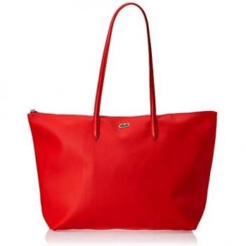 Lacoste Ladies Large Tote Shopping Bag - High Risk Red, 47 cm