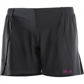 Salomon S-Lab Light 6 W Pantalón Corto, Mujer, Negro