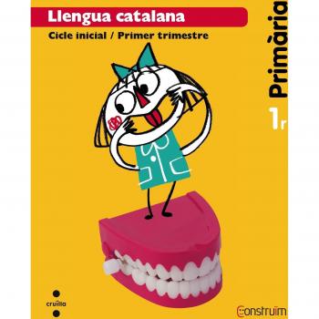 Llengua catalana + Contes per pensar. 1 Primària. Construïm. Trimestres - 9788466134323