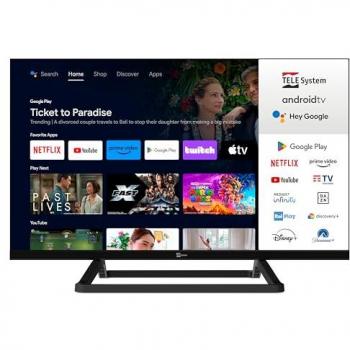 Televisor Smart TV 24 HD Ready Android TV Telesystem TS24FL SMG14 Doble Alimentación 12V/220V