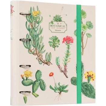 Carpeta 4 anillas botanical cacti