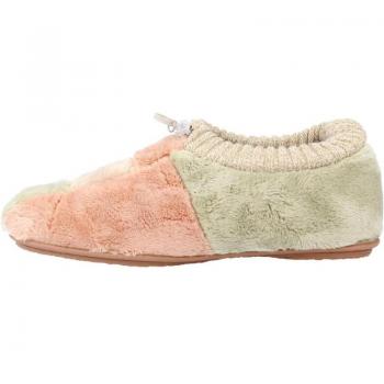 Zapatilla casa para mujer Vulladi mod. 5614 en lana acrílica, sin cordones, color rosa