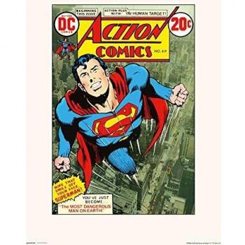 Grupo Erik Lámina Decorativa, Superman-Comics 419, 30 x 40 cm