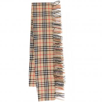 Burberry Cashmere Scarf Beige One Size