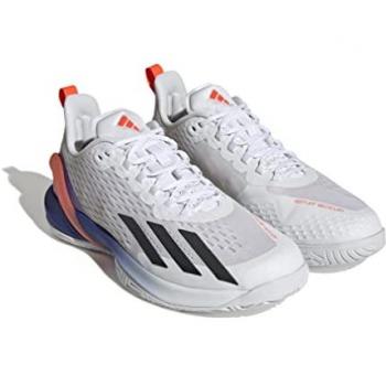 Zapatillas Deportivas Adidas Adizero Cybersonic Blancas y Azules para Hombre, 2023, Talla 43 1/3