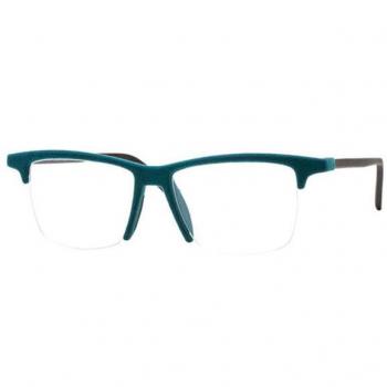 Italia Independent II 5601V 026.000 Men's Eyeglasses Green Size 52 - Blue Light Block Available