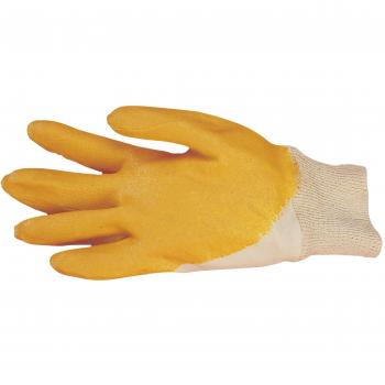 Neolab 2 Antiestático 4227 Guantes con Revestimiento de nitrilo, Camisa de Algodón, Talla 9 - Amarillo