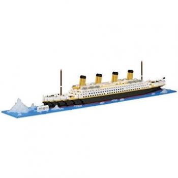 Titanic Nanoblock Set - 1800+ Pieces, Multi-Color Building Model