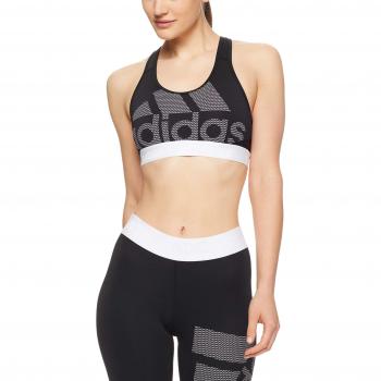 Adidas Drst Ask SPR LG Sujetador Deportivo, Mujer, Negro Black/White, X-Small