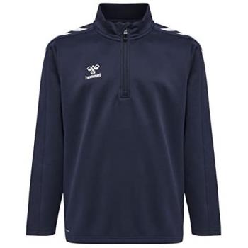 Sudadera Hummel Core XK Poliéster Media Cremallera Azul Unisex Niños 10 Años