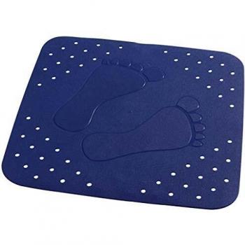 Ridder Alfombrilla Baño Antideslizante Plattfuß 54x54 cm Azul Esterilla Casa