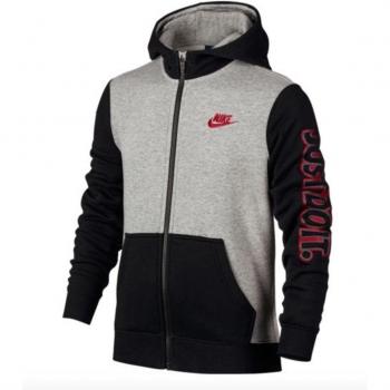 Nike B Nsw Hd Flc Gfx Swsh+ - Sudadera para niño, color gris, talla XL