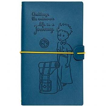 Grupo Erik CTBV002 - Cuaderno de viaje, Cuaderno de notas de cuero El Principito, 12x19,6x1,7 cm