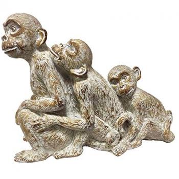 Figura de Mono Blanco de Resina Signes Grimalt 19*9*24cm