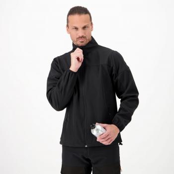 WHISTLER Softshell Dublin M - Softshell Montaña Hombre - Color Negro - W-PRO 8000 - Talla M
