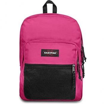Mochila Eastpak Pinnacle 38L rosa magenta, capacidad de 38 litros, diseño en color rosa magenta, compartimentos múltiples para organización, material resistente y duradero, correas ajustables y acolchadas para mayor comodidad