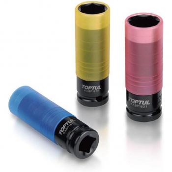 Llave de impacto larga para trabajo pesado 1/2 hexagonal 17 mm KABP1617 Toptul