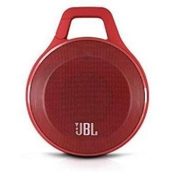 JBL Clip - Altavoces portátiles con Bluetooth de 3,2 W, rojo