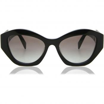 Prada PR 07YSF Symbole Asian Fit 1AB0A7 Women’s Sunglasses Black Size 55