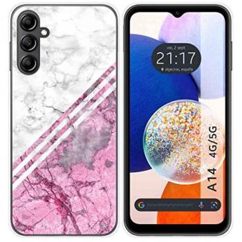 Funda de Silicona TPU Personalizada para Samsung Galaxy A14 4G/5G Diseño Mármol 03