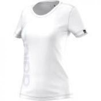 Adidas clear lineage camiseta para mujer color blanco talla xs