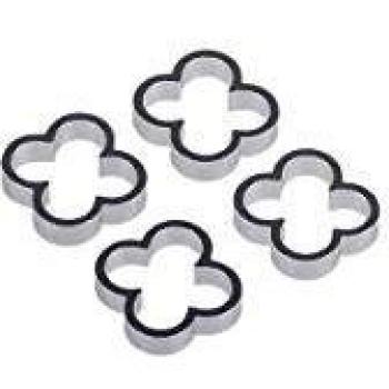 Alphacool Eiskamm Alu X4 - 4mm Silver Releasable Cable Tie - 4 Pieces