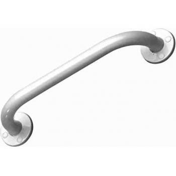 Barra de Apoyo Recta de Acero Epóxico Blanco - 30 cm - Godonnier