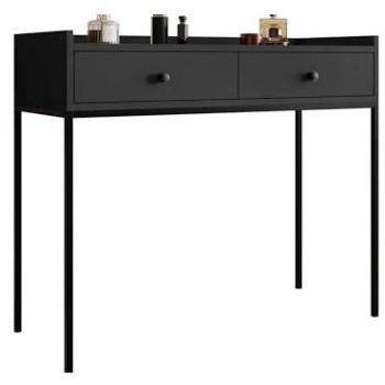 Consola Comfivo U106, Negra, 86x100x40cm, Con Cajones