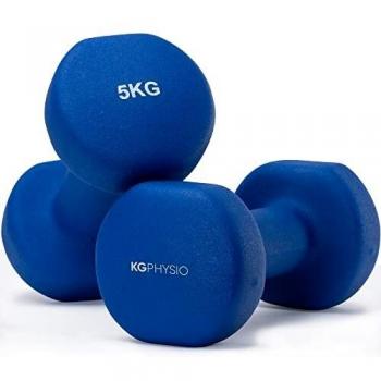 KG Physio Mancuernas De Neopreno De Calidad Profesional Juego De 2 Pesas