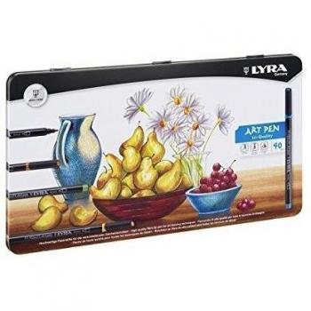 Lyra Hi-Quality Art Pen Est. Metal 40 Uds.