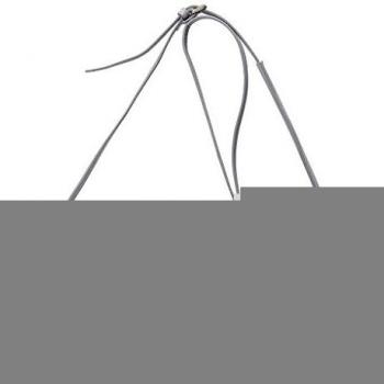 Dudu Varese serie de piel Para Mujer funda de piel tamaño pequeño bolsa de hombro bolso, color gris, talla Small