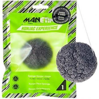 Manetik Bamboo Charcoal Konjac Face Sponge for Normal to Oily Skin