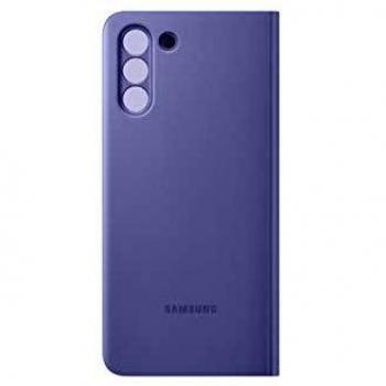 Samsung Galaxy S21 Plus Funda de Silicona y Vista Clara en Violeta