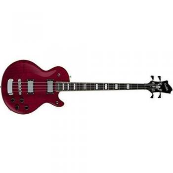 Hagstrom Swede Bass WCT - Wild Cherry Transparent Electric Bass Guitar