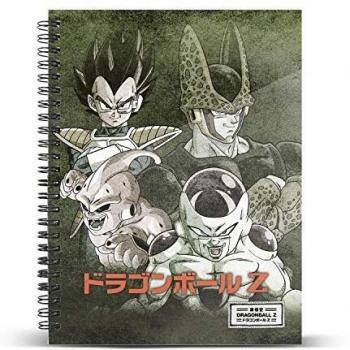 Dragon Ball Evil-Cuaderno Papel Cuadriculado DIN A5