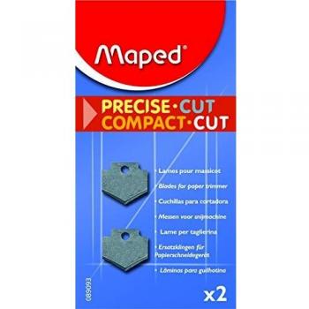 Maped 89093 Set de 2 cuchillas rectas para cortador de papel