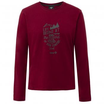 Izas Arosa Camiseta, Hombre, Rojo Mineral / Gris, 2XL