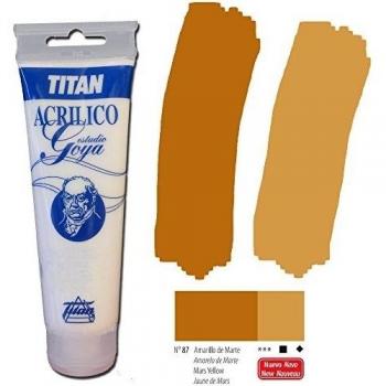 ACRÍLICO GOYA ESTUDIO AMARILLO MARTE 125 ML Nº 87